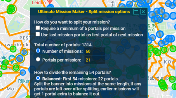 UMM Mission Splitter
